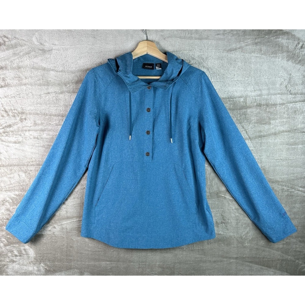 Marmot Women's‎ Medium Teal Lorey Hoodie Lightweight - Picture 2 of 14
